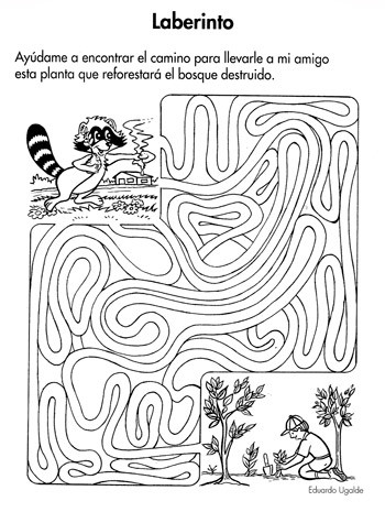 lámina actividades para niños descargable